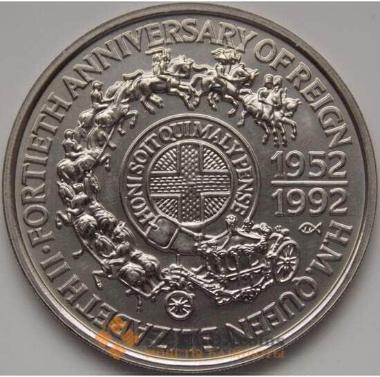 Самоа 1 тала 1992 КМ88 UNC 40 лет Правления арт. 7779