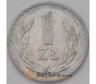 Монета Польша 1 злотый 1975 Y49.1 арт. 36909
