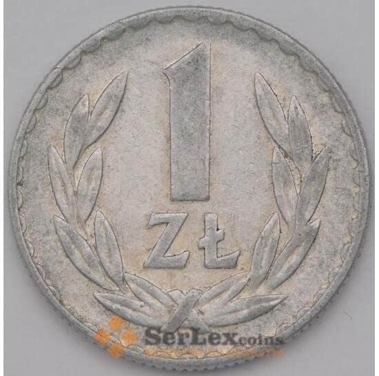 Польша 1 злотый 1975 Y49.1 арт. 36909