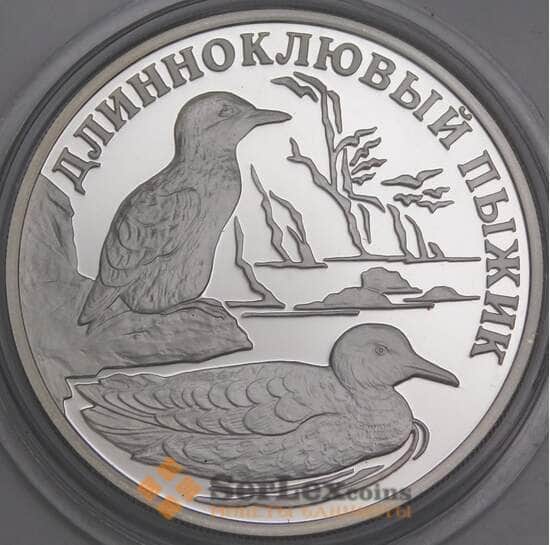 Россия 1 рубль 2005 Proof Красная книга Длинноклювый Пыжик  арт. 47852