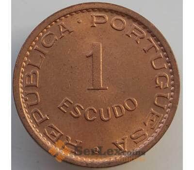 Монета Тимор 1 эскудо 1970 КМ19 UNC арт. 13986
