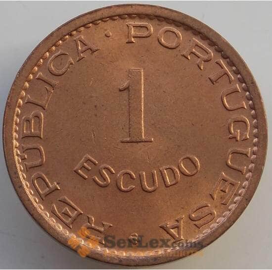 Тимор 1 эскудо 1970 КМ19 UNC арт. 13986