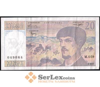 Банкнота Франция 20 франков 1997 Р151i XF арт. 37964