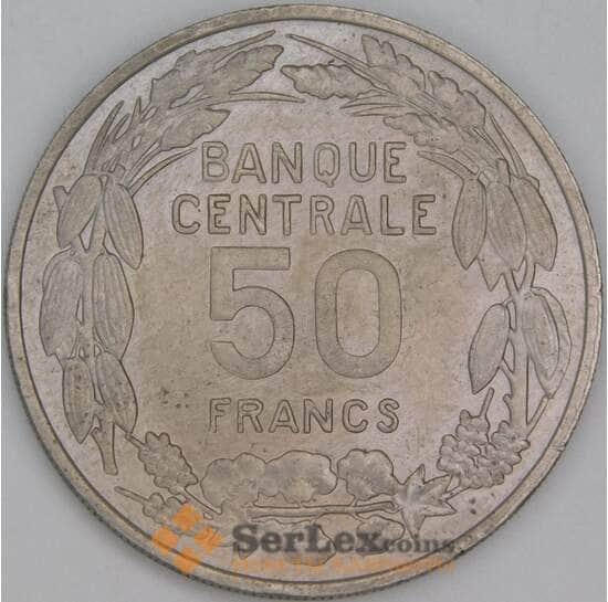 Камерун 50 франков 1960 КМ13 XF арт. 54769 Камерун 50 франков 1960 КМ13 XF арт. 54769