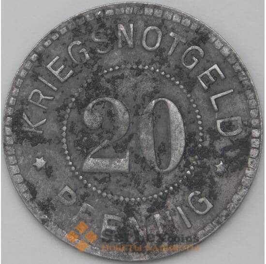 Германия Нотгельд 20 пфеннигов 1914-1918 Эммендинген арт. 22991