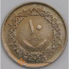 Ливия монета 10 дирхам 1979 КМ20 BU наборная  арт. 43353