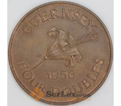 Гернси 4 дубля 1956 КМ15 AU арт. 54870