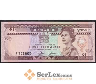 Фиджи 1 доллар ND (1980) Р76 UNC арт. 40848