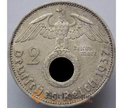 Монета Германия 2 марки 1937 А КМ487 VF арт. 8949