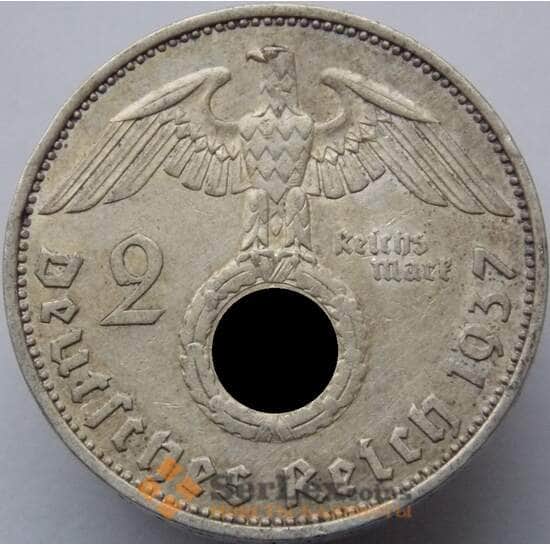Германия 2 марки 1937 А КМ487 VF арт. 8949