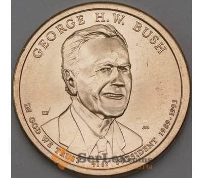 Монета США 1 доллар 2020 41 президент Джорж Буш старший P арт. 26927