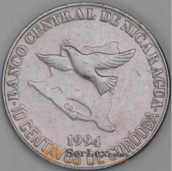 Никарагуа 10 сентаво 1994 КМ81 UNC арт. 15590