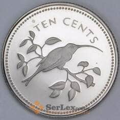 Белиз 10 центов 1974 КМ40 Proof арт. 57162 Белиз 10 центов 1974 КМ40 Proof арт. 57162