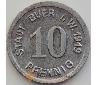 Германия Нотгельд 10 пфеннигов 1919 XF+ Буер арт. 12908