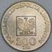 Польша 200 злотых 1974 Y72 UNC 30 лет ПНР арт. 56816