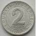 Монета Австрия 2 гроша 1965 КМ2876 aUNC (J05.19) арт. 15804