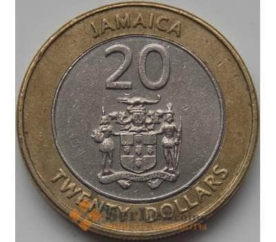 Монета Ямайка 20 долларов 2000-2008 КМ182 VF арт. 7896