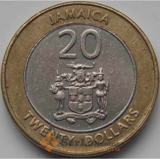 Ямайка 20 долларов 2000-2008 КМ182 VF арт. 7896