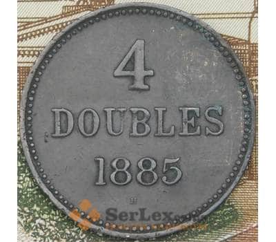 Монета Гернси 4 дубля 1885 КМ5 VF  арт. 38457
