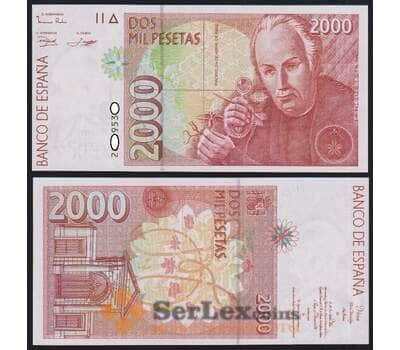 Испания 2000 песет 1992 (1996) Р164 UNC арт. 50344