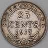 Ньюфаундленд 25 центов 1917 КМ17  арт. 30744