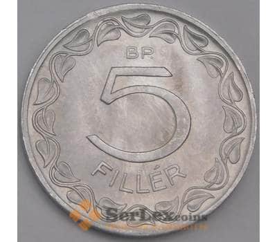 Монета Венгрия 5 филлеров 1970 КМ549 UNC  арт. 15850