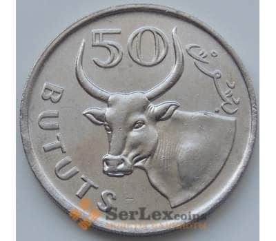 Монета Гамбия 50 бутут 1971 КМ12 aUNC арт. 6688