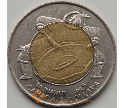 Монета Канада 2 доллара 1999 КМ357 VF Основание Нунавута арт. 7742