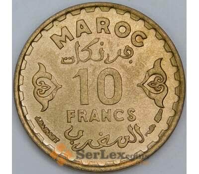 Марокко 10 франков 1952 (1371) Y49 BU арт. 57290
