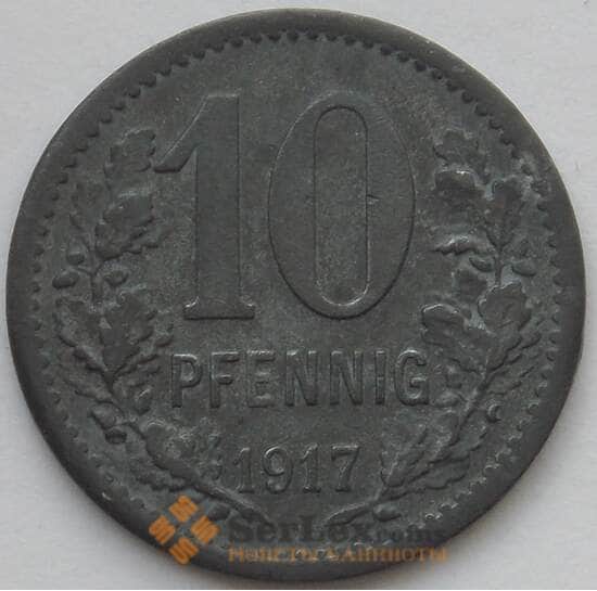 Германия Нотгельд 10 пфеннигов 1917 Цинк Бонн (J05.19) арт. 16564