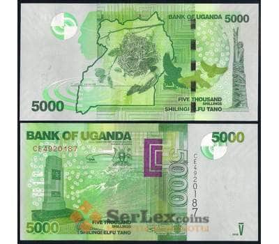 Банкнота Уганда 5000 шилингов 2019 Р51 UNC арт. 38683