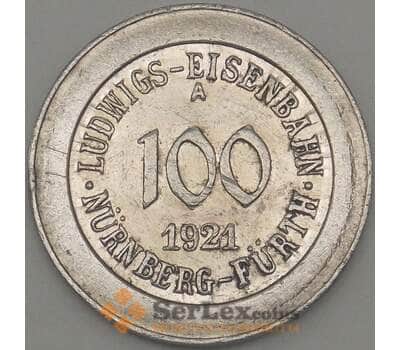 Германия Нюрнберг 100 марок 1921 aUNC (j05.19) арт. 19933