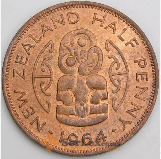 Новая Зеландия 1/2 пенни 1964 КМ23.2 UNC арт. 46485