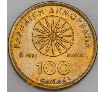 Греция монета 100 драхм 1990-2000 КМ159 UNC  арт. 45260
