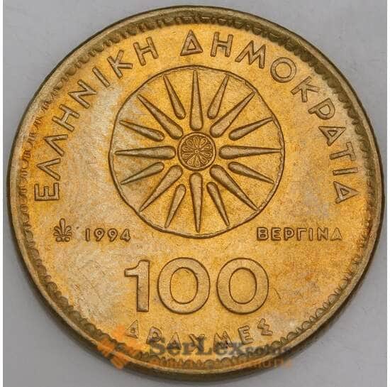 Греция монета 100 драхм 1990-2000 КМ159 UNC  арт. 45260