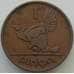 Монета Ирландия 1 пенни 1941 КМ11 VF (J05.19) арт. 16379
