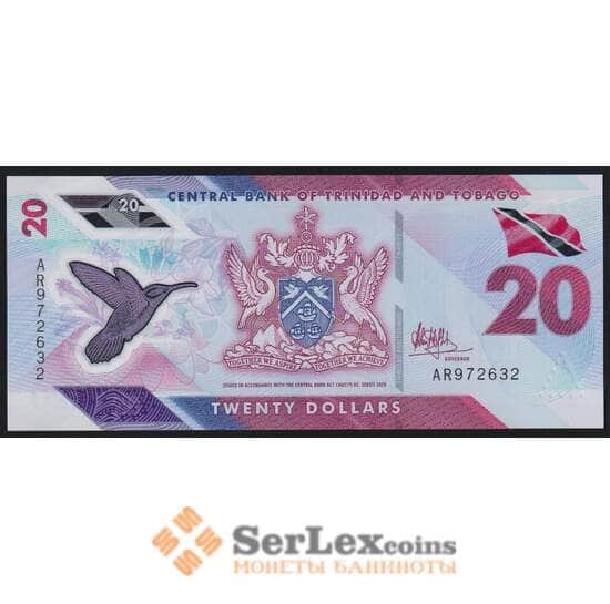 Тринидад и Тобаго 20 долларов 2020 РW63 UNC  арт. 51732