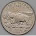 Монета США 25 центов 2006 D КМ385 UNC Северная Дакота арт. 38334