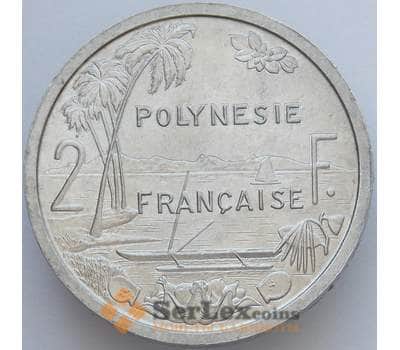 Монета Французская Полинезия 2 франка 1965 КМ3 UNC (J05.19) арт. 16852