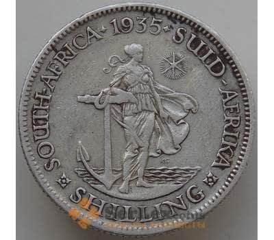 Монета Южная Африка ЮАР 1 шиллинг 1935 КМ17.3 VF+ арт. 14150