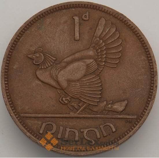 Ирландия 1 пенни 1942 КМ11 XF (J05.19) арт. 18673