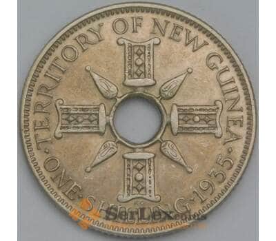 Монета Новая Гвинея 1 шиллинг 1935 КМ5 XF арт. 38647