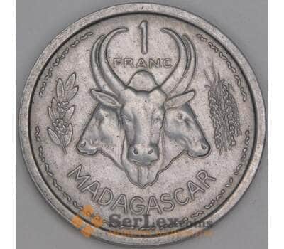 Мадагаскар 1 франк 1948 КМ3 XF арт. 53271