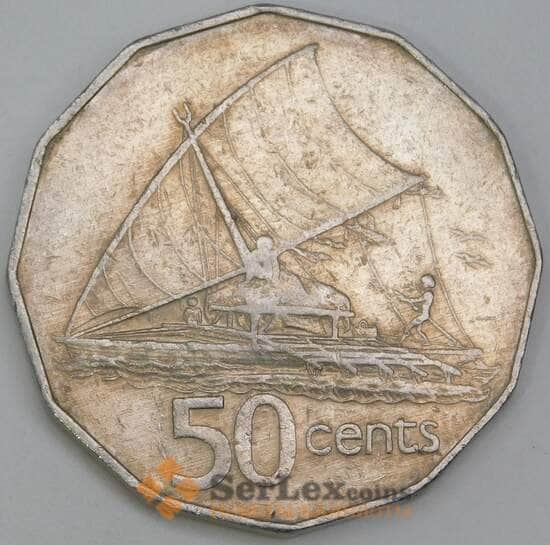 Фиджи 50 центов 1987 КМ54 VF арт. 56097 Фиджи 50 центов 1987 КМ54 VF арт. 56097