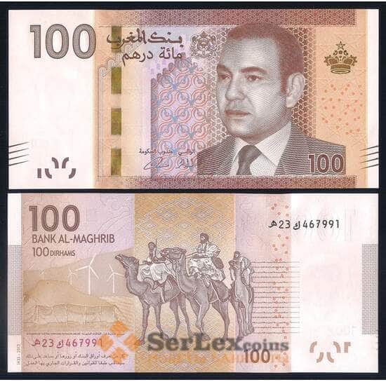 Марокко 100 дирхам 2012 Р76 UNC арт. 53200