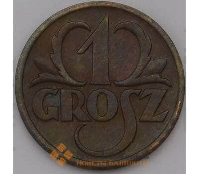 Монета Польша 1 грош 1939 Y8а арт. 36895