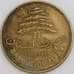 Ливан монета 25 пиастров 1968 КМ27.1 VF арт. 45606