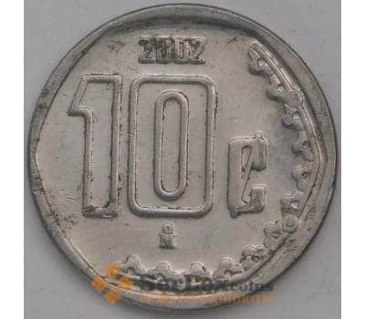 Монета Мексика 10 сентаво 2002 КМ547 AU арт. 39088