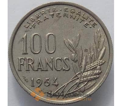 Монета Франция 100 франков 1954 КМ919 XF (J05.19) арт. 15598