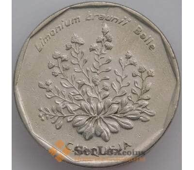 Монета Кабо-Верде 20 эскудо 1994 КМ33 XF Растения - Limonium braunii арт. 39835